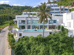 Front of property - Stylish Sea View Villa 5 Bedrooms -KBR13 (Koh Samui)