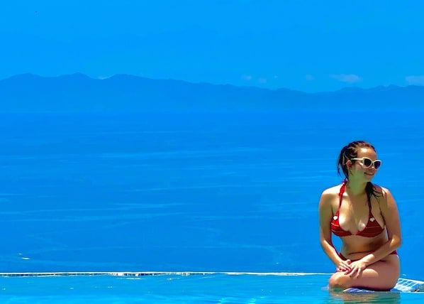 Pool - Secret Beach Citadel w/epic views & 10 min from pristine Blue Flag Ocotal Beach (playa Ocotal)