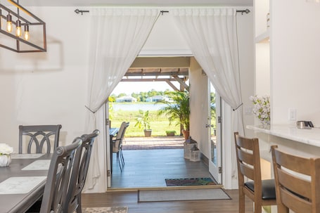 Dining. Beautiful house with lake view