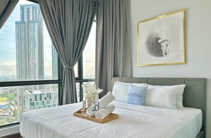Comfort-Apartment, Mehrere Betten, Nichtraucher, Stadtblick