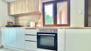 Basic Studio | Private kitchen | Fridge, oven, stovetop, cookware/dishes/utensils - Family Resort Canj (Durmani)