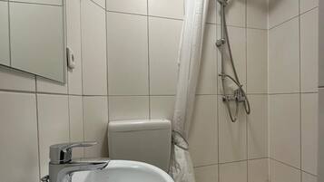 Shower, toilet paper