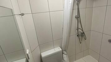 Shower, toilet paper