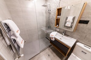 Hair dryer, towels