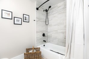 Hair dryer, towels