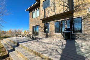 Terrace/patio - Luxury Family Retreat w/Hot Tub on Ski Hill Road near Driggs (Driggs)