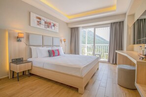 Standard Room (Land View) | In-room safe, iron/ironing board, bed sheets - Ramada by Wyndham Fethiye Oludeniz (Fethiye)