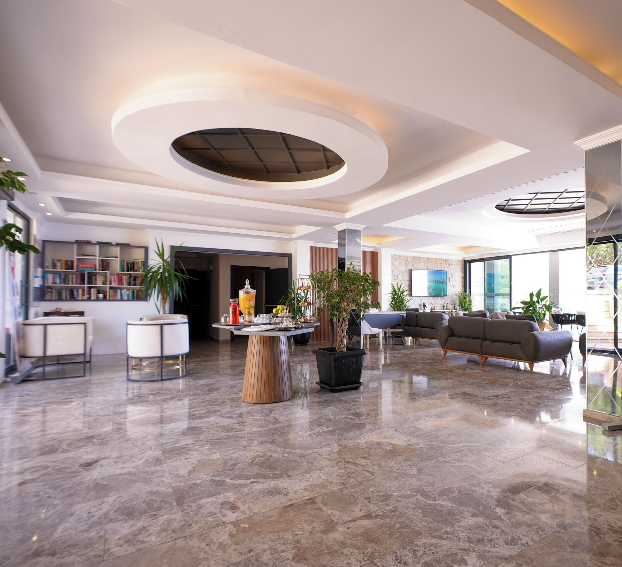 Khu tiếp khách ở sảnh