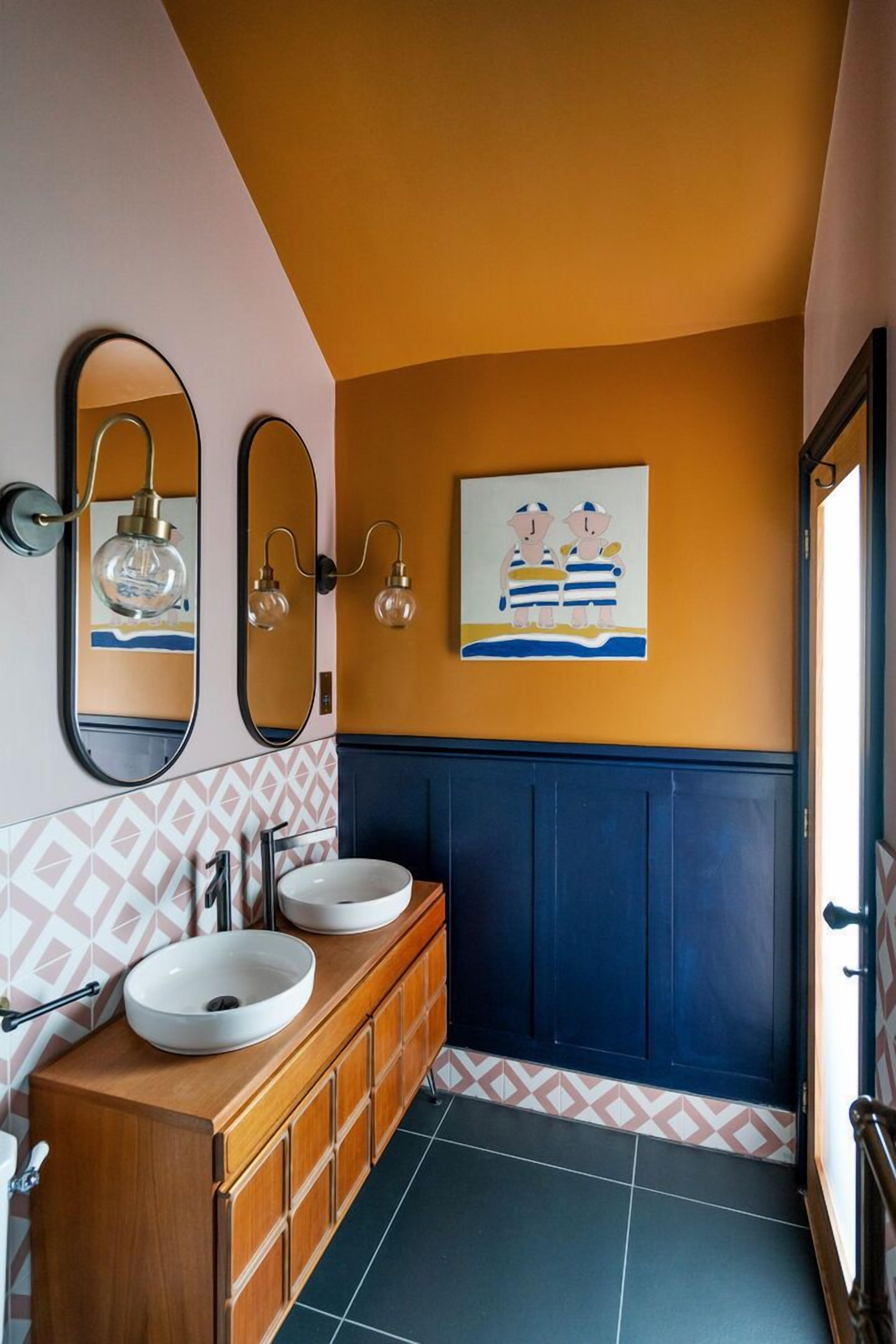 superior room | bathroom | shower, rainfall showerhead, designer toiletries, hair dryer