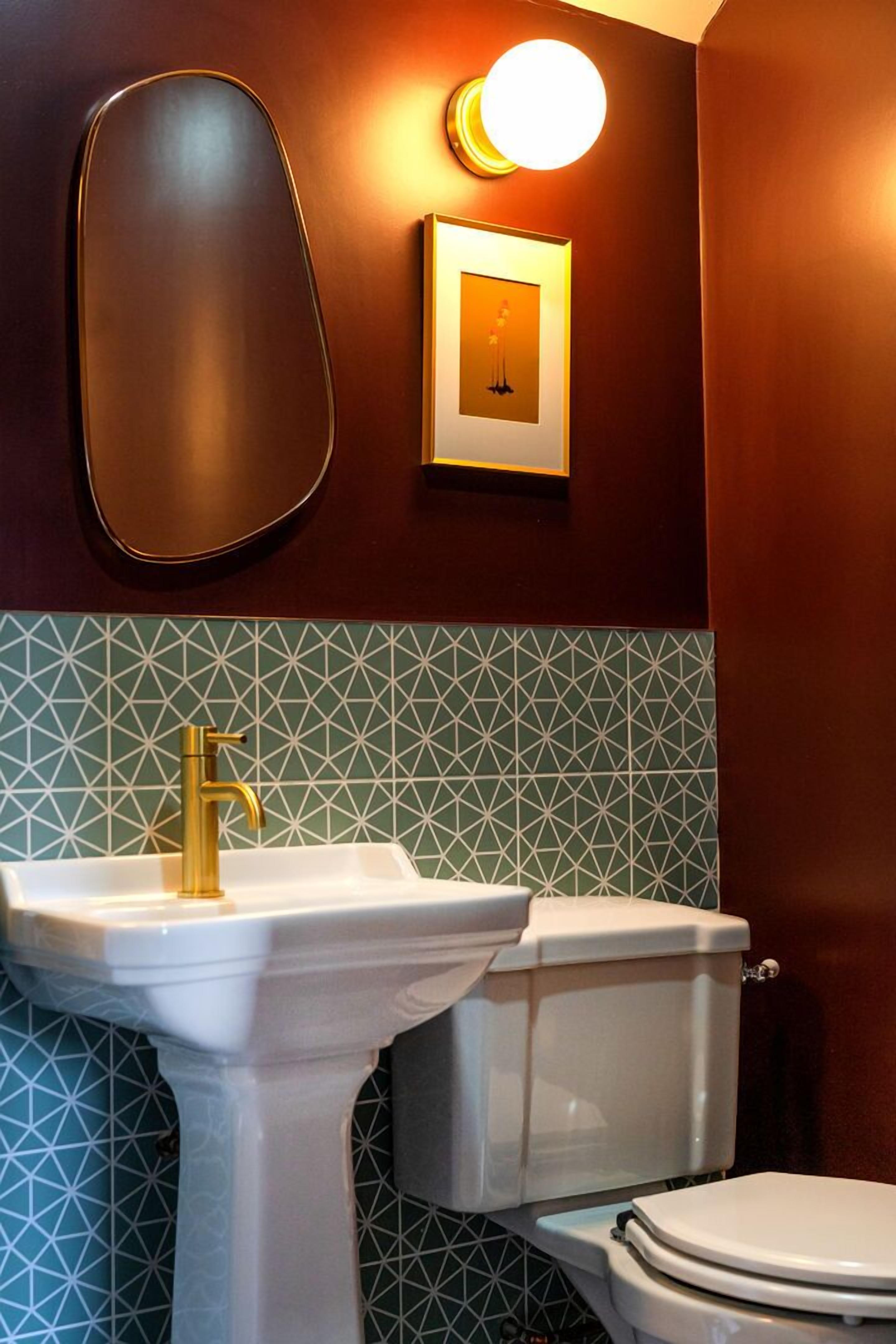 standard double room | bathroom | shower, rainfall showerhead, designer toiletries, hair dryer