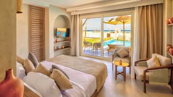 Swim-up | Bettwäsche aus ägyptischer Baumwolle, hochwertige Bettwaren, Minibar