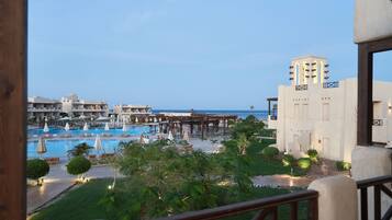 Camera Superior, 1 letto king, non fumatori, vista mare | Terrazza/patio