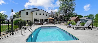 Private Pool Open, Dock & Hot Tub • Spacious Dog-Friendly Near Lake