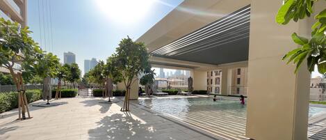 Leilighet (2 Bedrooms) | Basseng | Utendørsbasseng