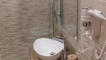 Shower, rainfall showerhead, hair dryer, bidet