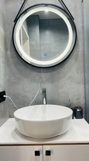 Towels, soap, toilet paper