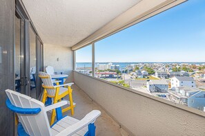 Property grounds - Beautiful sunset and ocean view from 2 Bedroom Condo with Free WiFi and an Outdoor Pool Located in Midtown Only Steps to Beach! (Ocean City)