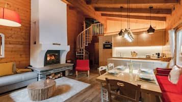 21-Zoll-Smart-TV mit Kabelempfang, Kamin