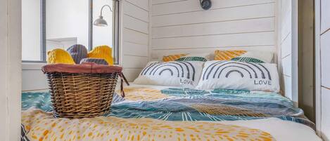 1 bedroom, iron/ironing board, travel crib, WiFi