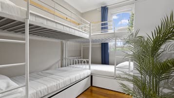 Premium bedding, individually furnished, bed sheets