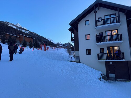 Duplex 8 pers au pied des pistes de Valfréjus