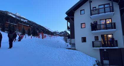 Duplex 8 pers au pied des pistes de Valfréjus