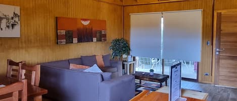 Chalet Familial, 3 chambres, vue montagne | Coin séjour