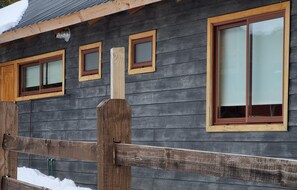Chalet familiar, 3 habitaciones, vista a la montaña | Área de sala de estar