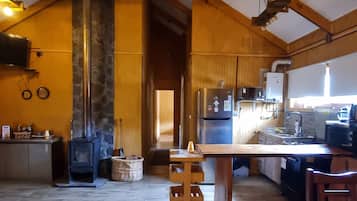 Chalet Familial, 3 chambres, vue montagne | Coin séjour