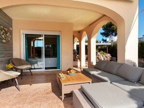 Terrace/patio - SAONA VILLAS (VN JORDAN): villa 8 people, private pool, wifi (Les Tres Cales)