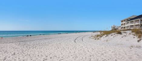 Accommodatie ligt op het strand
