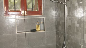 Hair dryer, towels