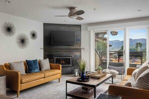 Smart TV, fireplace - Mountain Blue Mesa Condo by InvitedHome | Ski-In/Ski-Out, Village Core, Walkable (Telluride)