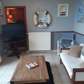 Living area - Maison Bretagne Piscine Chauffée (Tréguennec)