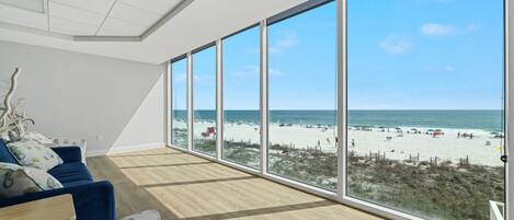 Signature Apartment, 3 Bedrooms, Balcony, Beach View | View from room