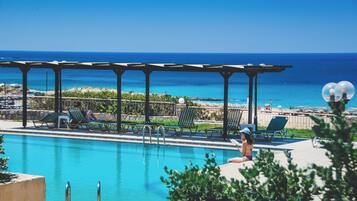 Vue depuis lâhĂ©bergement