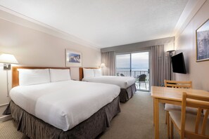Standard Double Room, 2 Queen Beds, Ocean View | Hypo-allergenic bedding, desk, blackout drapes, iron/ironing board - Sidney Waterfront Inn & Suites (Sidney)