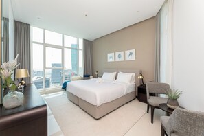 Design-Apartment | 1 Schlafzimmer, individuell dekoriert, Bügeleisen/Bügelbrett