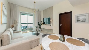 Apartamento Deluxe | Zona de estar