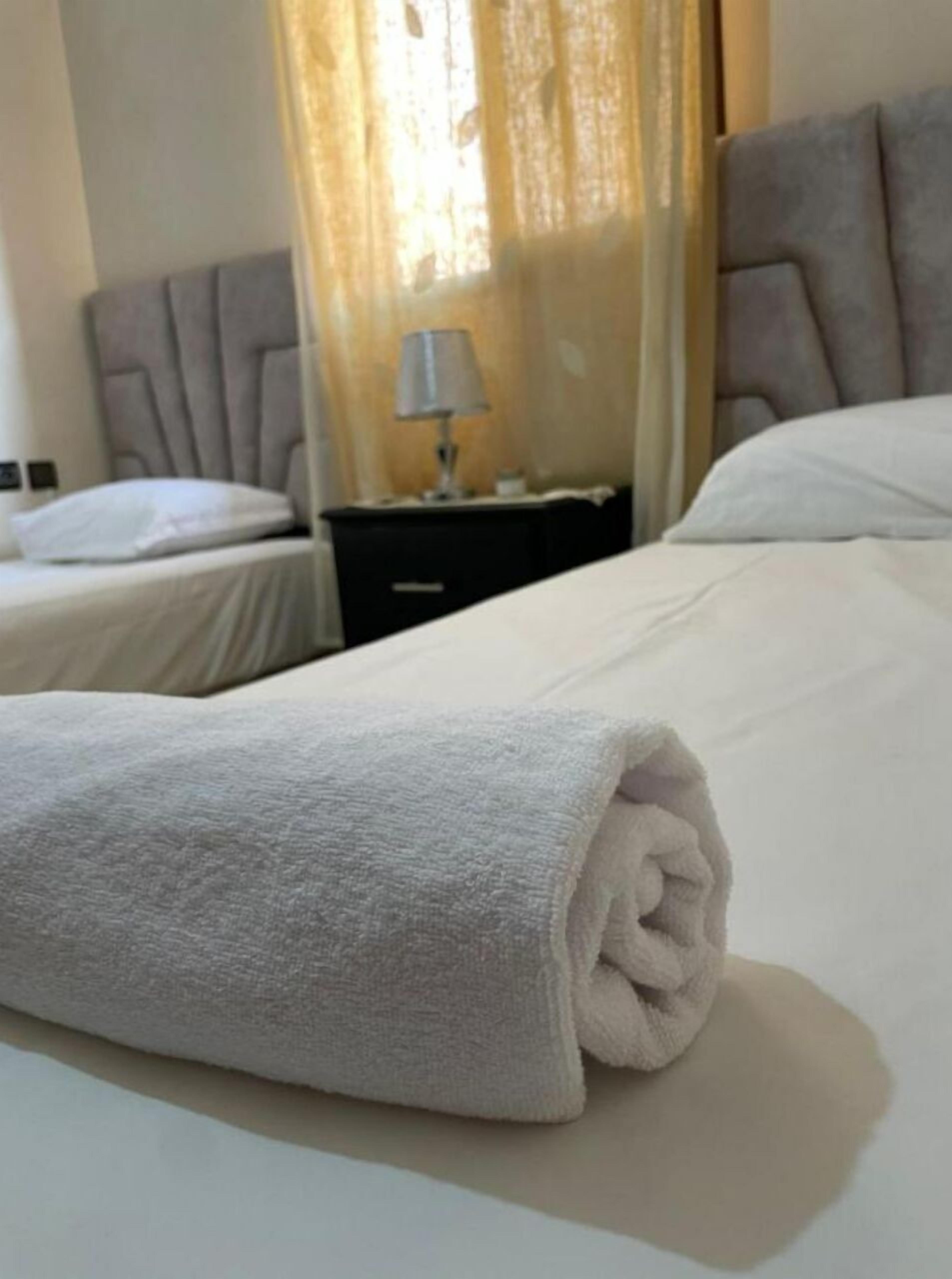 2 bedrooms, bed sheets