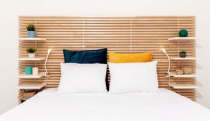 2 chambres, fer et planche Ă repasser, Wi-Fi, draps fournis