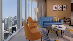 Chambre, 2 chambres, cuisine (Dining, Burj Khaifa View) | Vue sur la ville