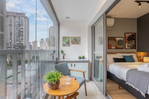 Apartamento | 1 quarto, escrivaninha, Wi-Fi de cortesia