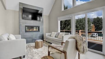 Fernseher, Kamin, Arbeitsbereiche