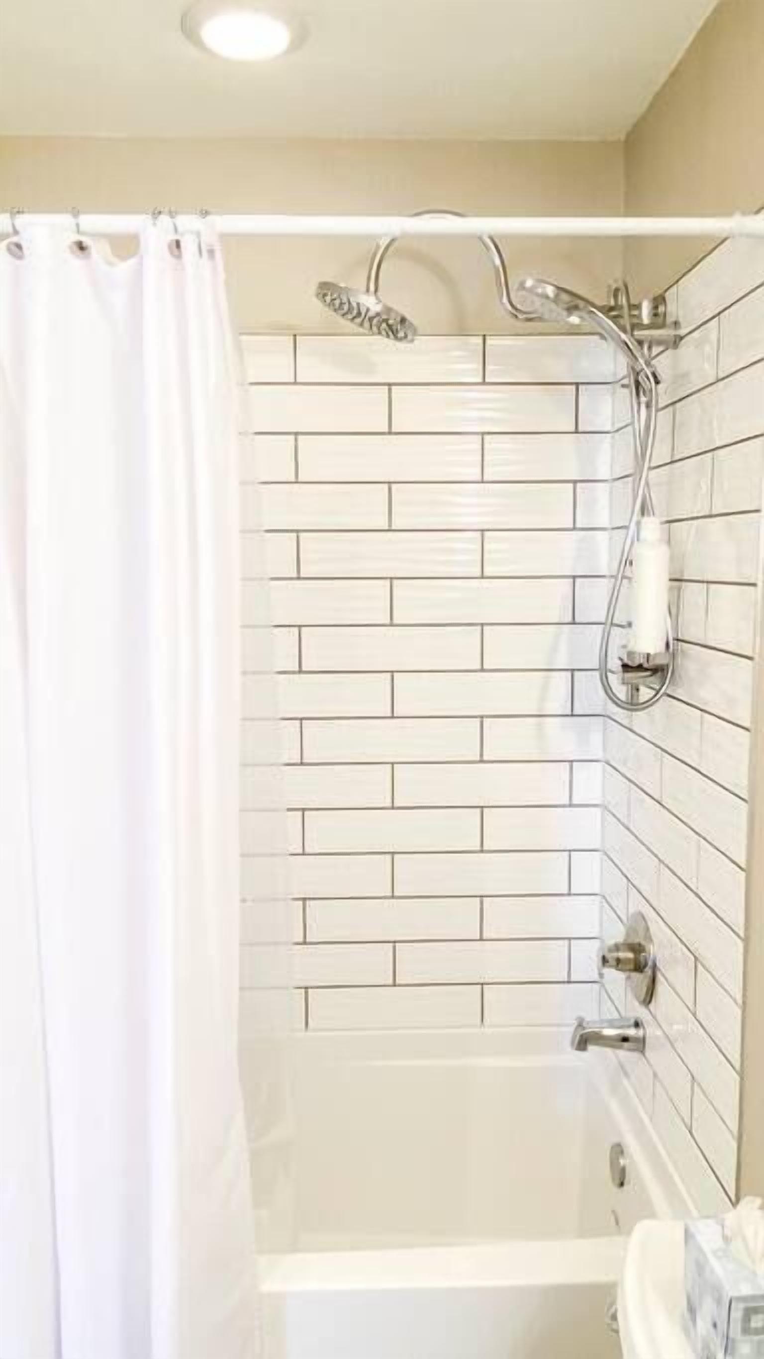Shower, hair dryer