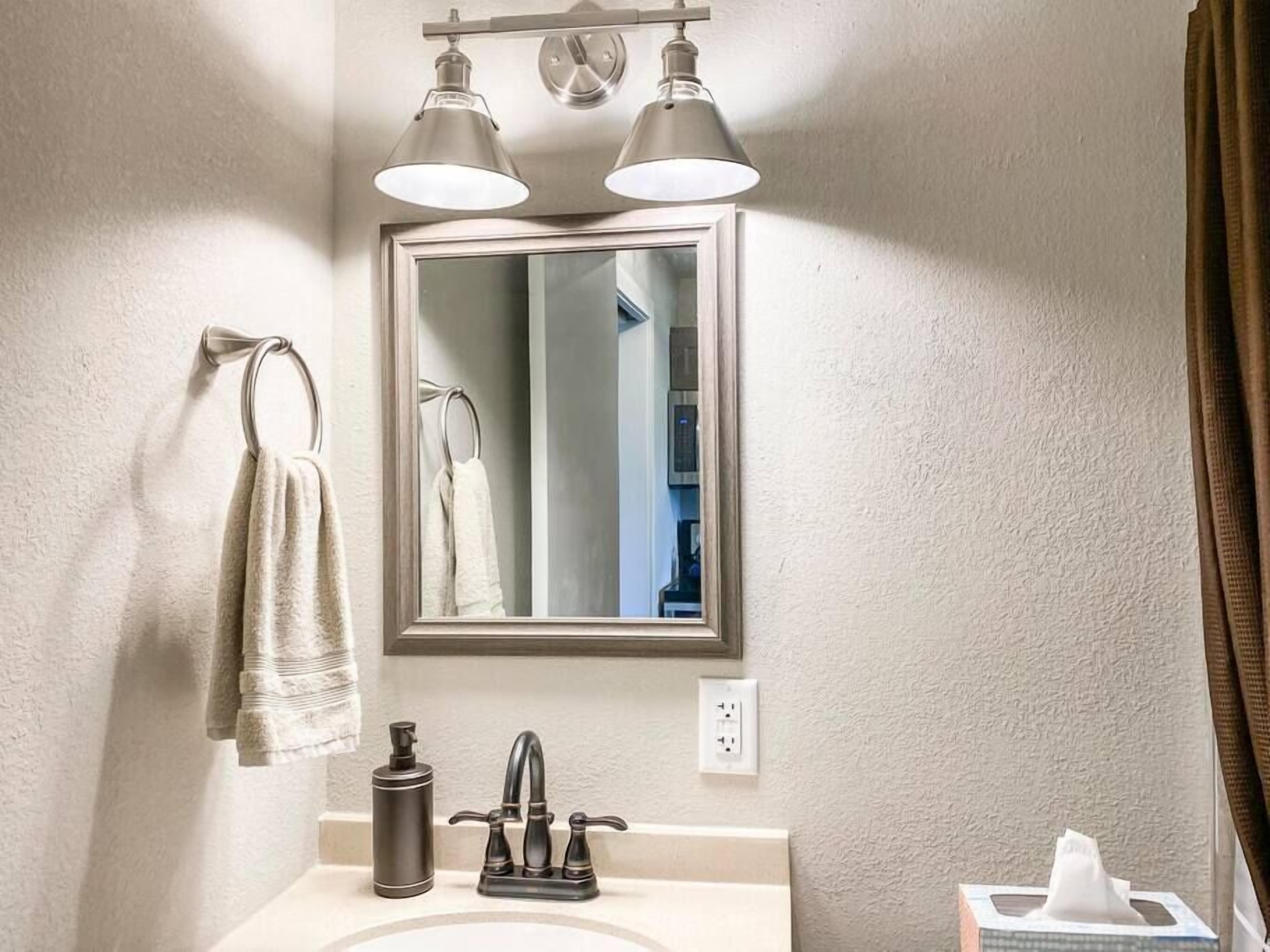 Een douche, een haardroger