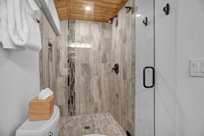 Shower, hair dryer