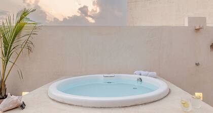 Hermosa Casa con Rooftop y Jacuzzi privado cerca de Paseo Montejo