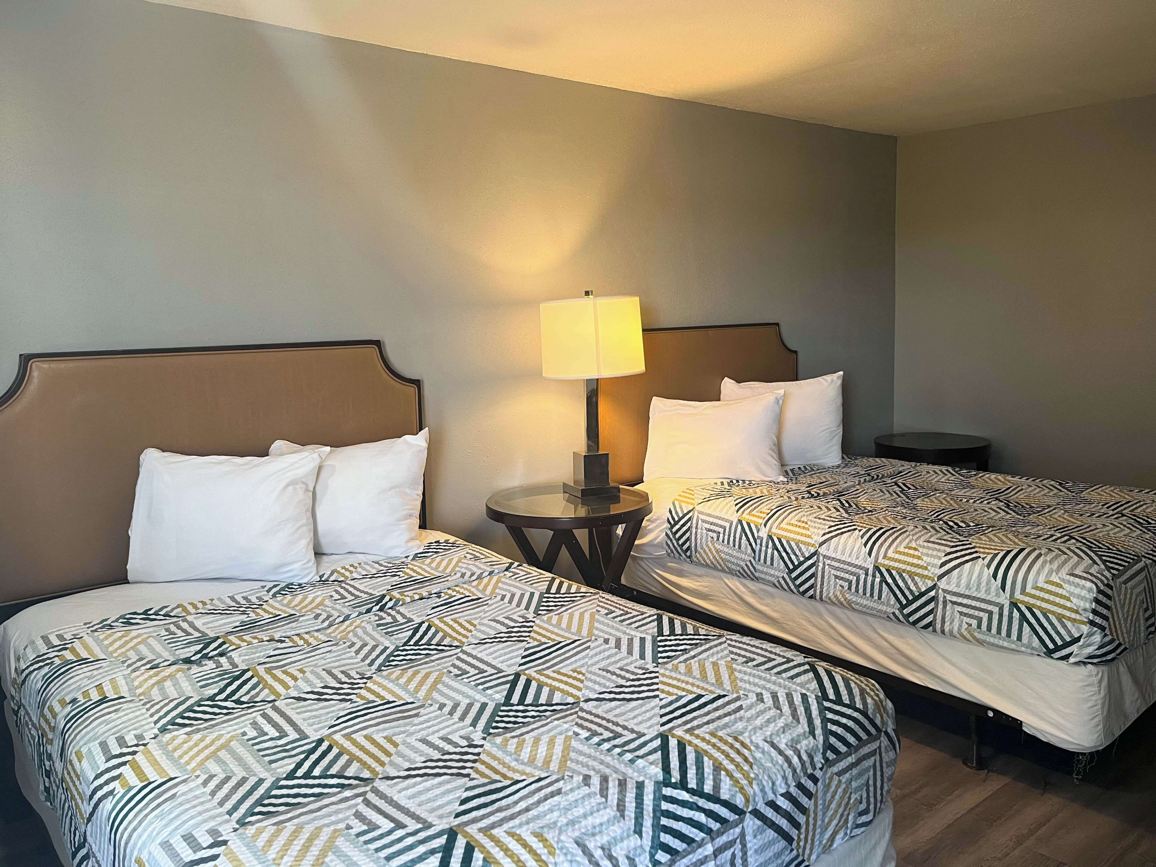 Blackout curtains, iron/ironing board, free WiFi, bed sheets