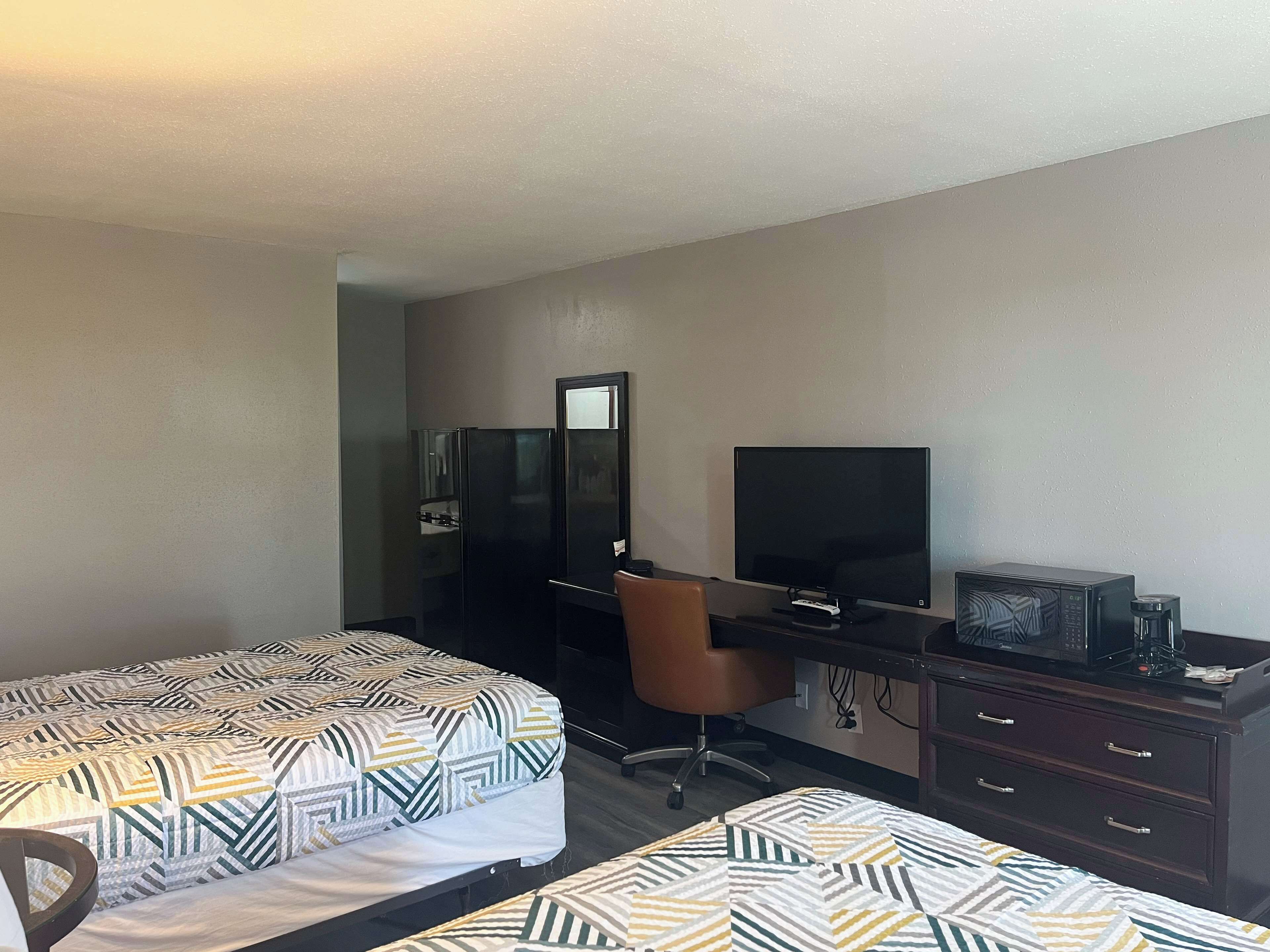 Blackout drapes, iron/ironing board, free WiFi, bed sheets